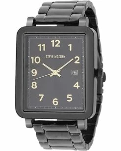 Best deal 🤩 Steve Madden Fashion Watches Rectangle Case Link Watch SMW257 ✔️