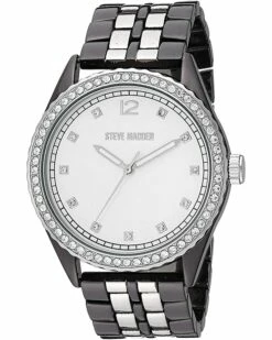 Coupon ๐ Steve Madden Fashion Watches Rhinestone Link Watch SMW237 โ