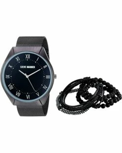 Best deal ✔️ Steve Madden Fashion Watches Watch and Multi Bracelet Set SMWS060 ⌛