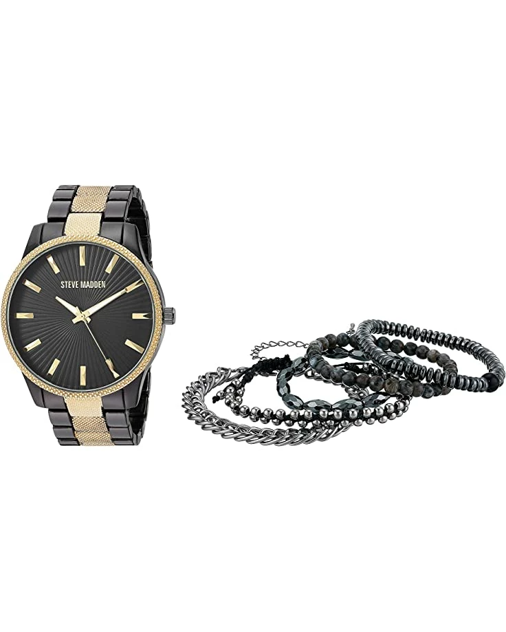 Hot Sale ๐ฏ Steve Madden Fashion Watches Watch and Multi Bracelet Set SMWS065 โ 3 Hot Sale ๐ฏ Steve Madden Fashion Watches Watch and Multi Bracelet Set SMWS065 โ