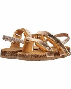 Coupon 🥰 Steve Madden Kids Sandals Double Sandal - Wide (Little Kid/Big Kid) 🌟